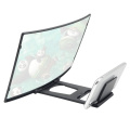 12 Inches cellular 3D Amplificador Curved Screen Projector Magnifier